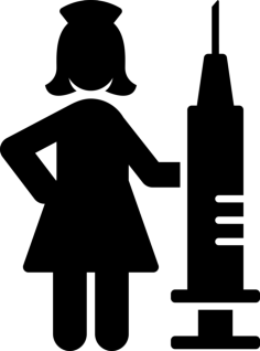 Nurse With Syringe Laser Cut Svg File, Free Vectors File